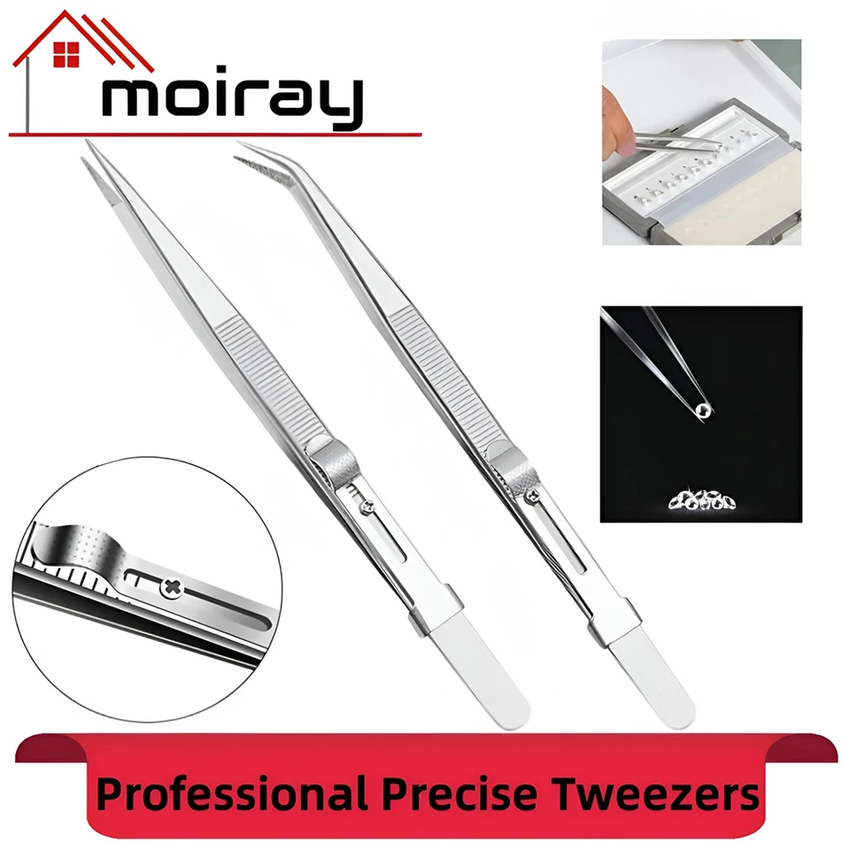 16 cm vysoká presnosť z nehrdzavejúcej ocele šperky pinty pieskovky DIY Diamond Gem šperky Štrbina Strucka zamykanie pinzerov