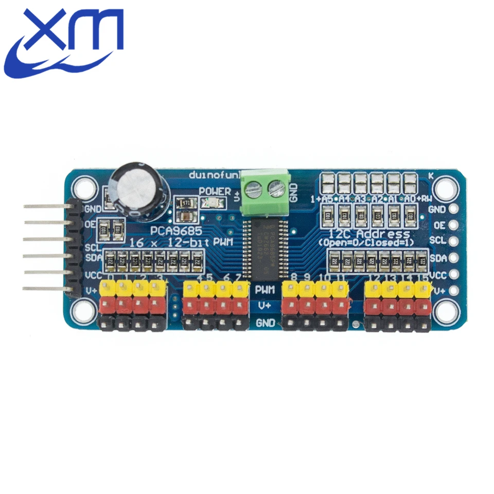 16-kanál 12-bitový modul PCA9685 PCA9685 PCA9685 PCA9685