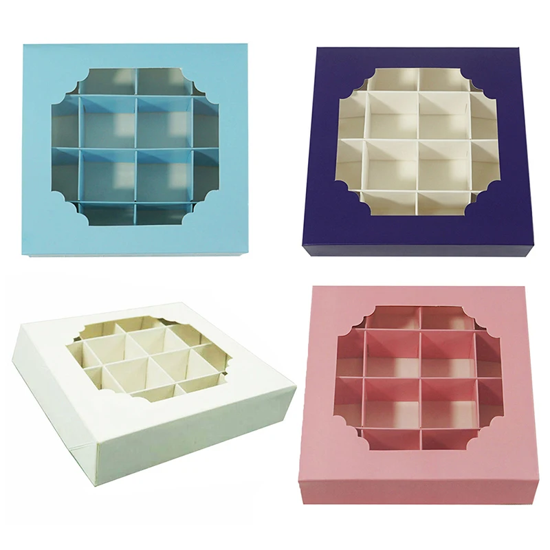 16 mriežkovej čokolády Candy Box Eid Mubarak Chocolate Box 16 Grid Darček na cukrovinky čokoládová skrinka Moslim Islamský festival Party