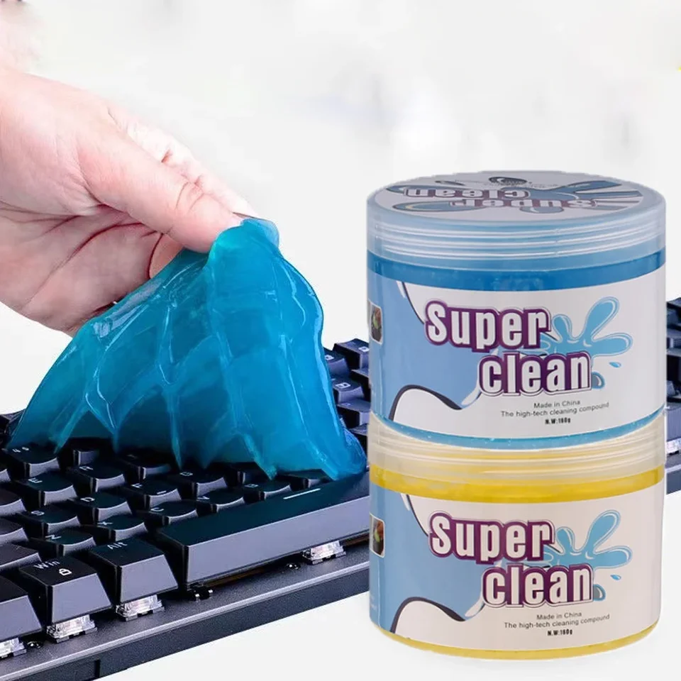160 g čistiaci prostriedok na čistenie nečistôt na čistenie lepidla GULE GUM SILICAL GEL MAL CLAY CLAY Klávesnica Čistenie Nástroj Domov Čistiaci prostriedok na odpustenie prachu