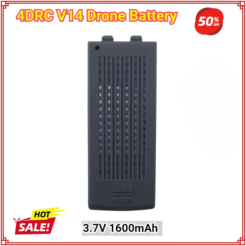 1600MAH V14 DRONOVÁ BATKÁRA PRE V14 RC QUADCOPTER HRICOPTER Príslušenstvo 4DRC V14 DRONE SUPRAVE PRIESTOR BATÉRIA