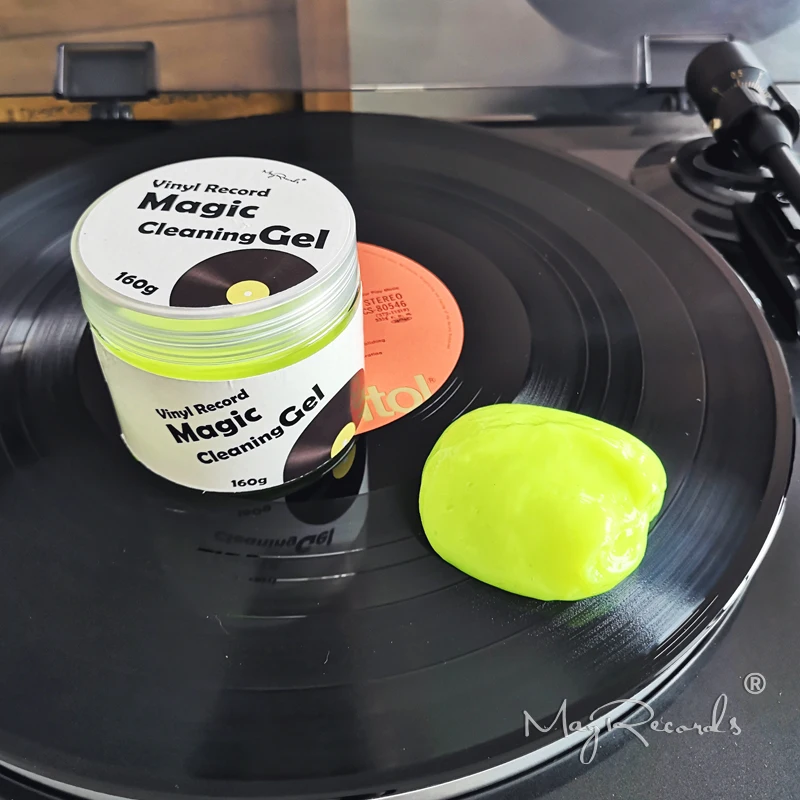 160G fľaškový LP Vinyl Records Cleaning Gel Prach Cleaner Odstráňte lepidlo na čistenie gélu pre klávesnicu/auto/fonograf/gramofón