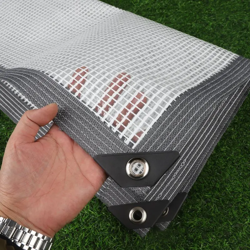 160GSM Gray Edge Slep zosilnený pepoma odolný voči ramenám Rastliny tieňový kryt altánok Nábytok