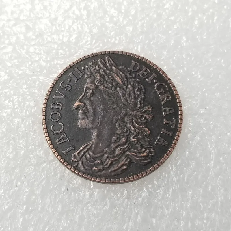 1689 írsky strieborný dolár Veľkoobchod Pamätné mince domáce dekorácie remeselnícke stolné ornament vianočný darček