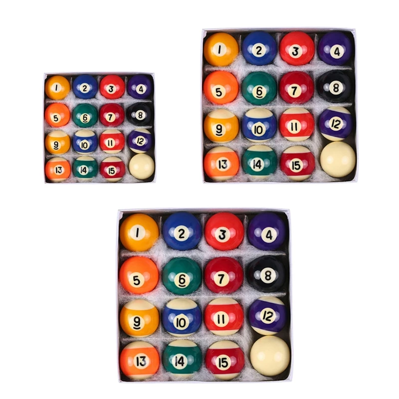 16ks/balenie Mini Pool Ball Polyester Živita 25 mm/32 mm/38 mm biliard pre deti