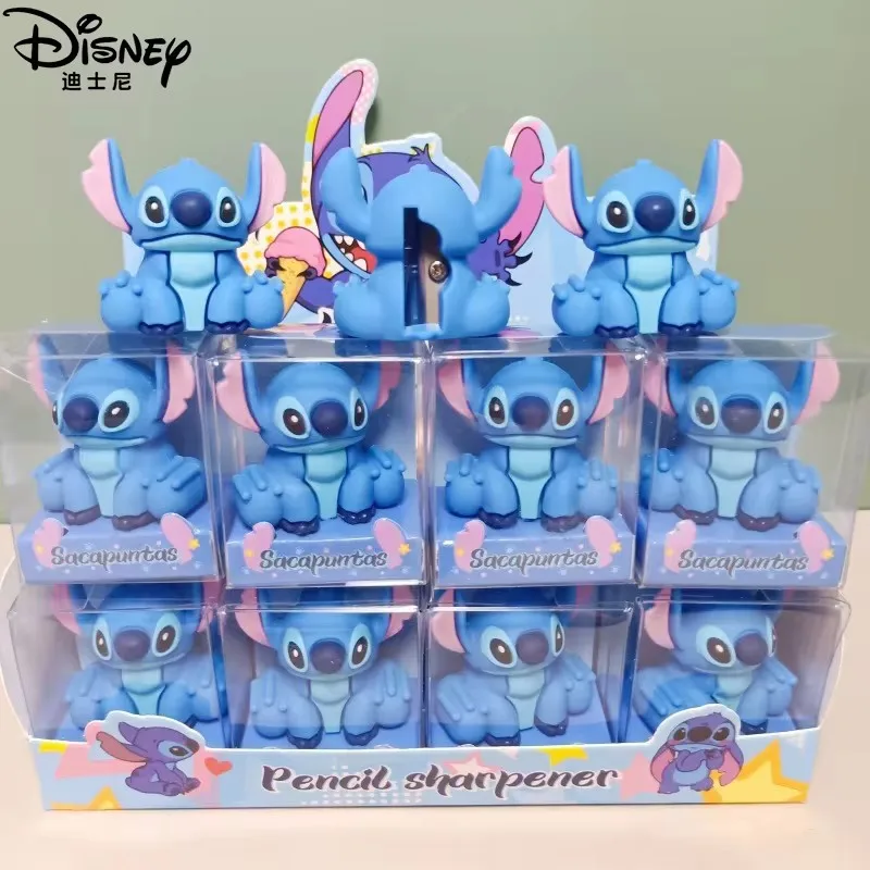 16ks Disney Lilo a Stitch Cencil Barpener Anime Cute PVC Doll Student Student Single Hole Cencil Barpener Cencil Bethener