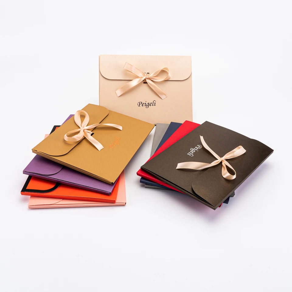 16pcs Custom Logo Pearl Paper Ome