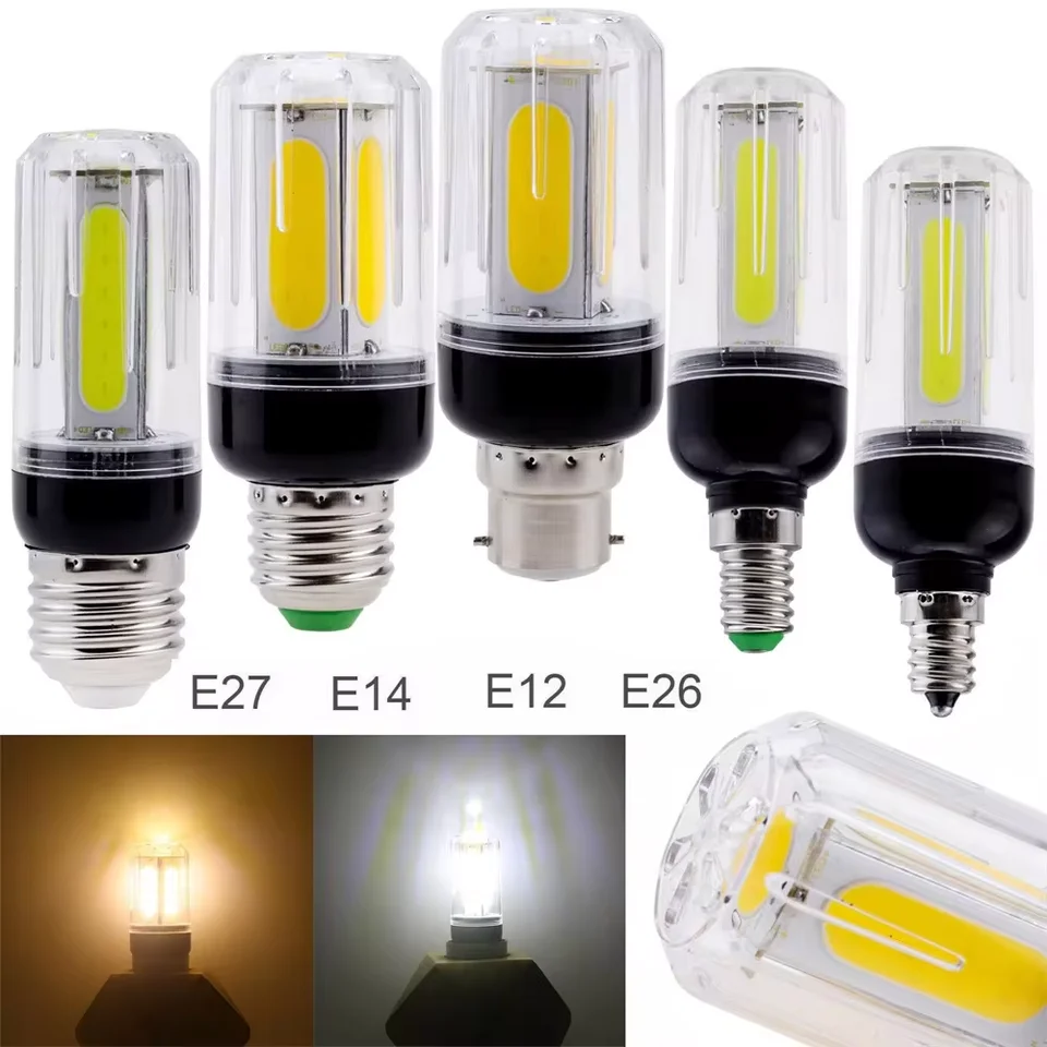 16W LED COB kukuričné ​​žiarovky AC 85-265V 110V 220V Super svetlé domáce stolové lampy E27 E14 E12 DOM DOBER OBLASŤ