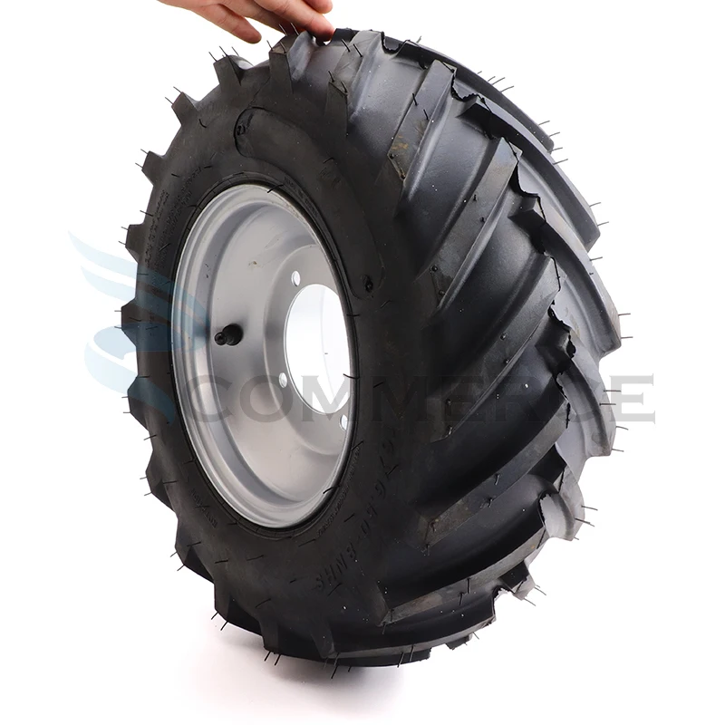 16x6.50-8 Vákuová pneumatika v teréne bezdušové pneumatiky s rozbočovačom s 8 palcami pre ATV Buggy Snowplow Lawn Mower Farm Vozidlo Quad Bike Wheel Wheel