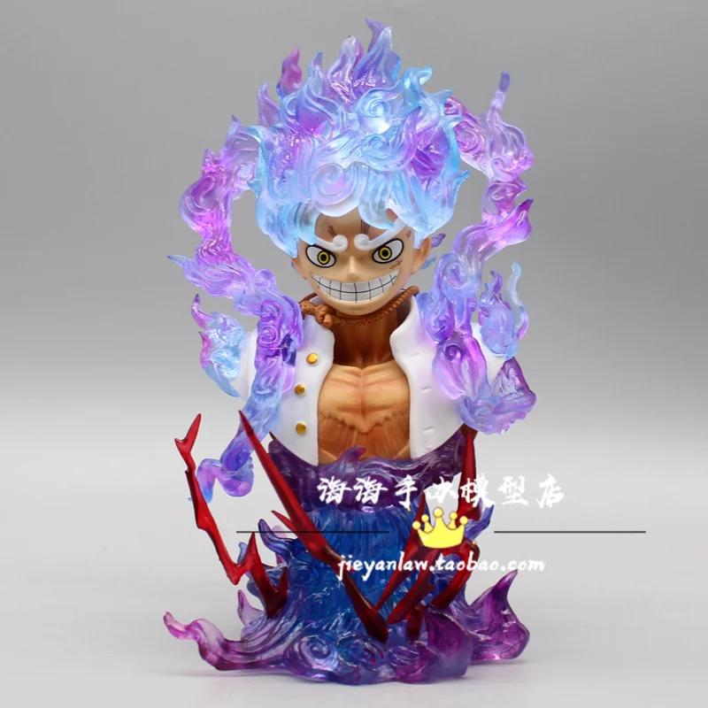 17 cm jeden kus anime figúrka Piata prevodová opica D. Luffy Bust GK Sun God Nika PVC akčná figurína dekorácia Ozdobia modely hračiek