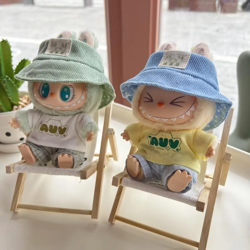 17 cm Mini Plush Doll's Clothes Addfit Doplnky pre Kóreu KPOP EXO LABUBU IDOL V1 V2 Príležitostné obliekanie Consets Darček