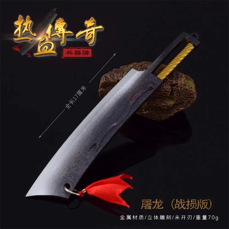 17 cm Miniatúrne zbrane príslušenstvo Slaying Dragons nôž model hračky akcia figúrka scéna vybavenie na sklade