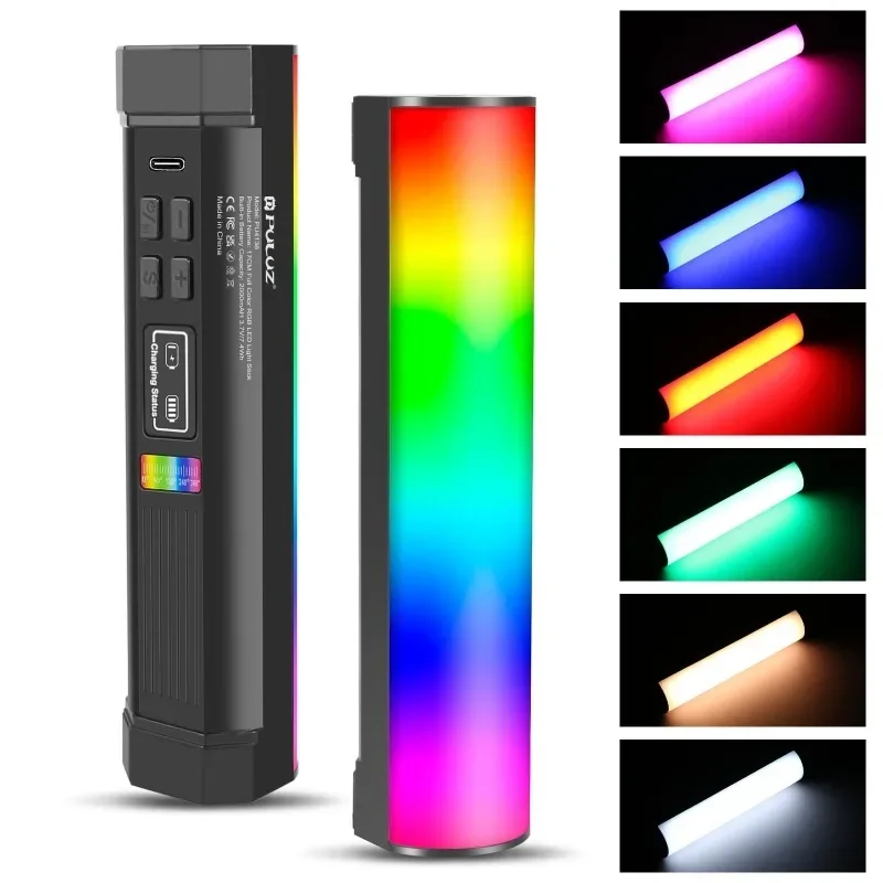 17 cm vreckovú fotografiu plná farba RGB Stick Light Magnetic LED výplň