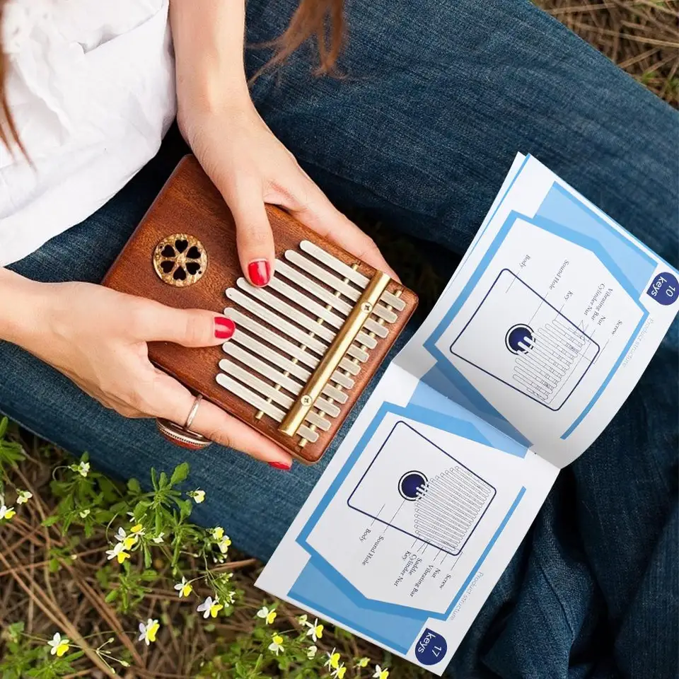 17 Kľúč Kalimba Mbira DIY diely Sada súpravy palca prsta Piano šrapnel ladenie kladiva kladiv