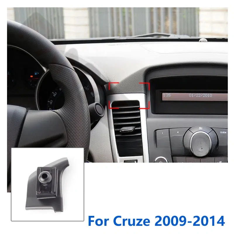 17 mm špeciálne držiaky pre Chevrolet Cruze Car Phone Držiteľ GPS podporujúci pevné držiak vzduchové vývody Základné príslušenstvo 2009-2014