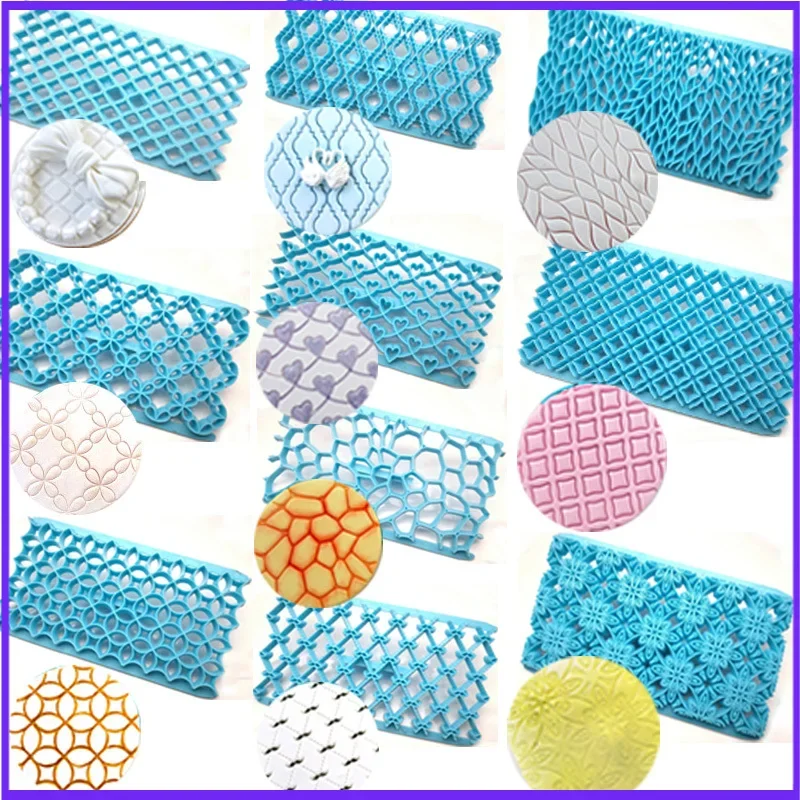 17 Štýl Fondant REFFERSER FLalo Cookie Cuttersbiscuit formsicingembossing zdobenie rezačku CaketoolScakedecoration príslušenstvo