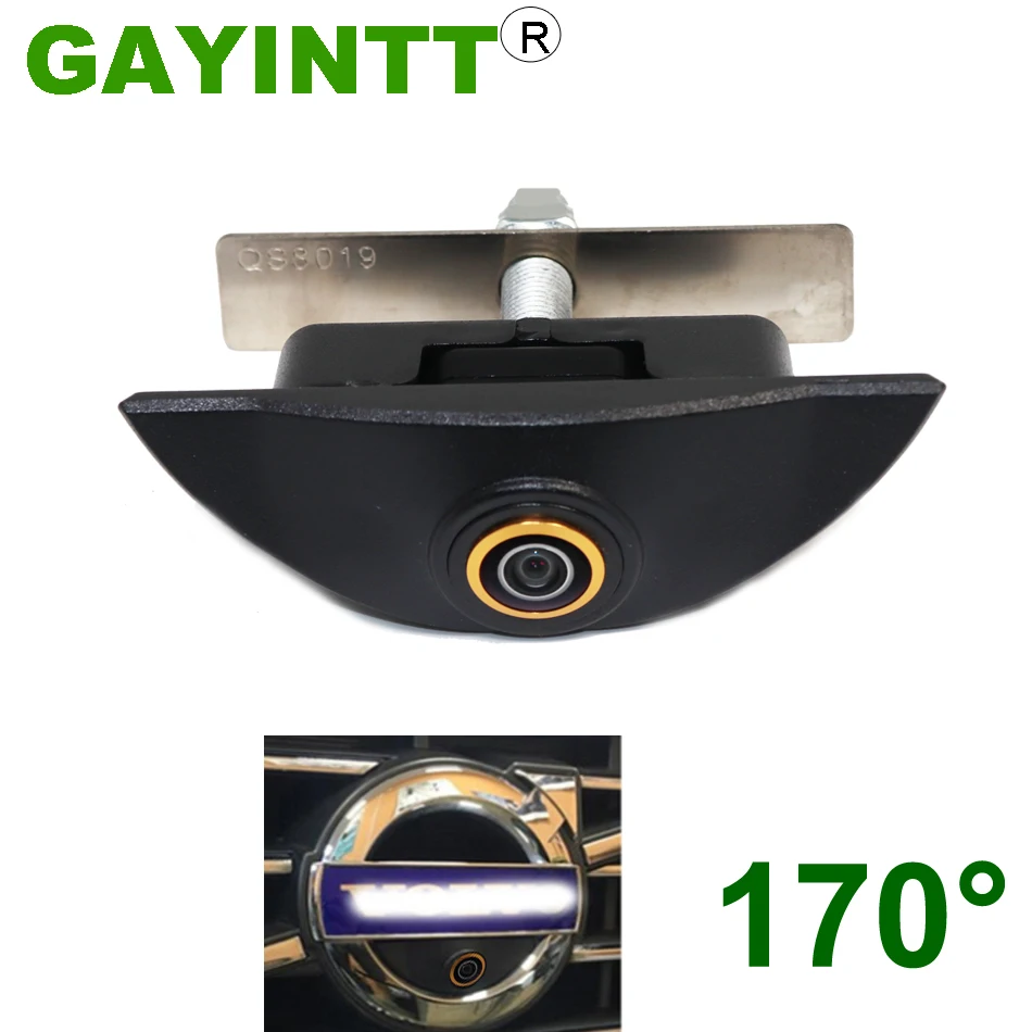 170 ° HD Parkovacia kamera pre predné pohľady na auto pre Volvo SL40 SL80 XC60 XC90 S40 S60 C70 C30 V50 V50 V60 XC40 S90 S80 V90 V70 S80L S40L