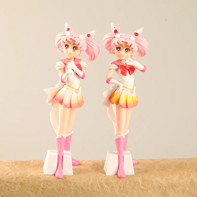 17cm Kawaii Sailor Moon Cosmos Anime postava Film Glitter Glamours Super Sailor Chibiusa Moon Action Model Ornament Toy Gift