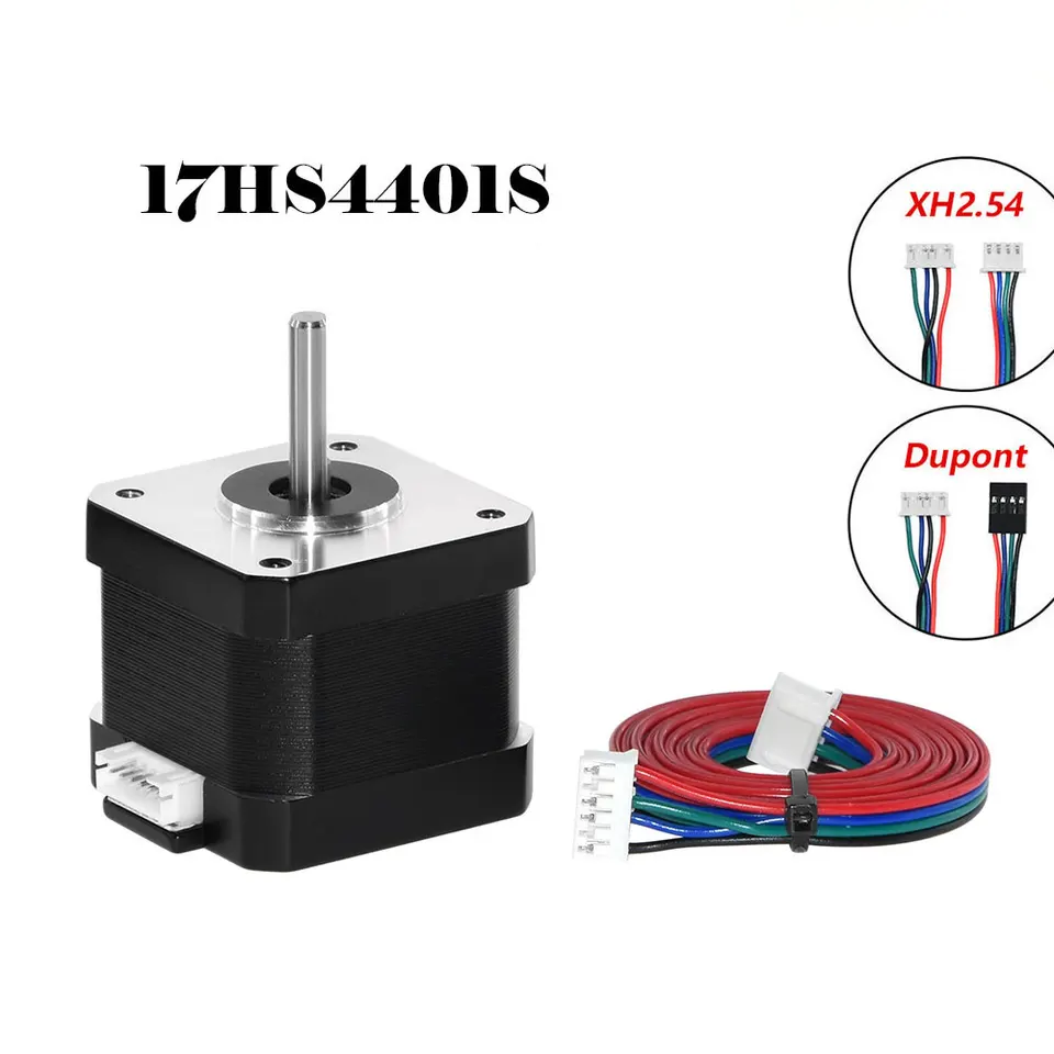 17HS4401-XH2.54/DuPont 4-vedený NEMA17 Krokový motorový verzia Písvovanie 42bygh 1,5a 42bygh 17HS4401 Pre 3D tlačiareň XYZ CNC Graver