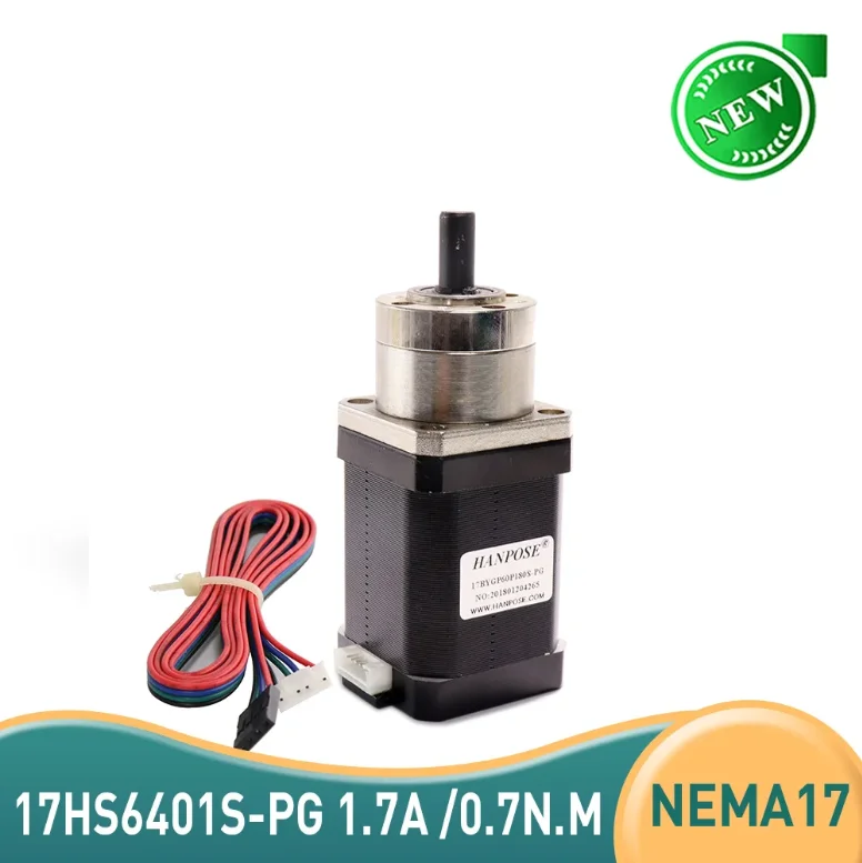 17HS6401S-PG Stepper Motor 42 Motor Extruder Gear Clasper Motor 4-olejný pomer 5.18: 1 planéta pre prevodovku pre 3D