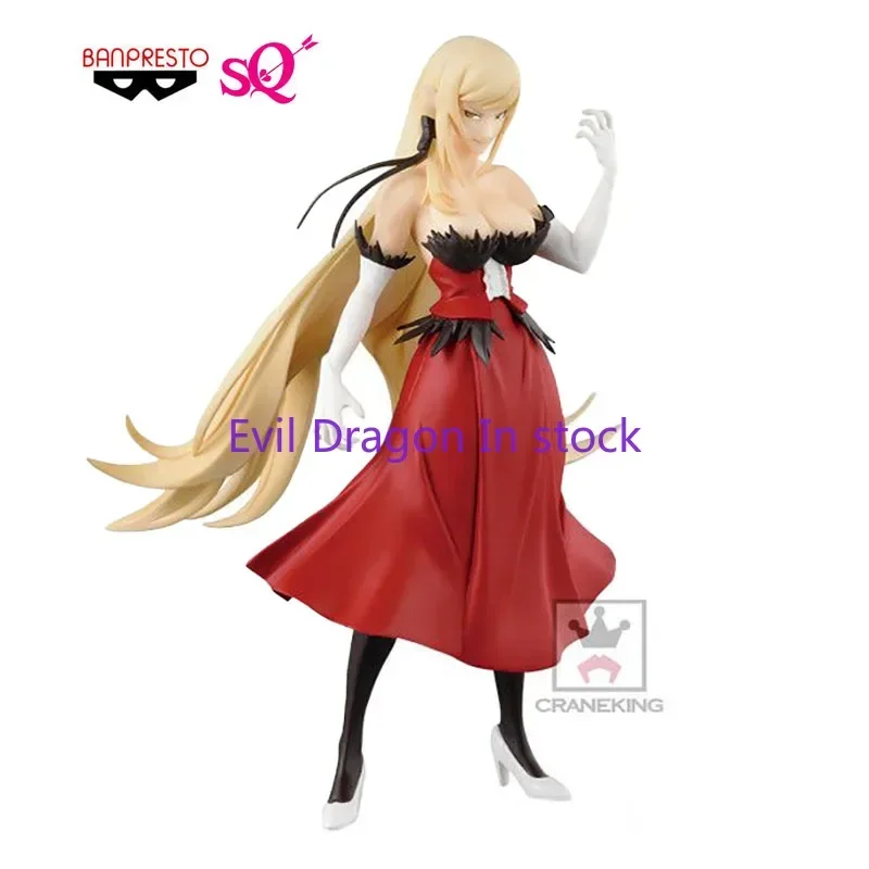 18 cm 100% Pôvodný Banpresto Anime Sq Oshino Shinobu Kizumonogatari Originálny PVC akčný figúrka Zbierka Model na sklade