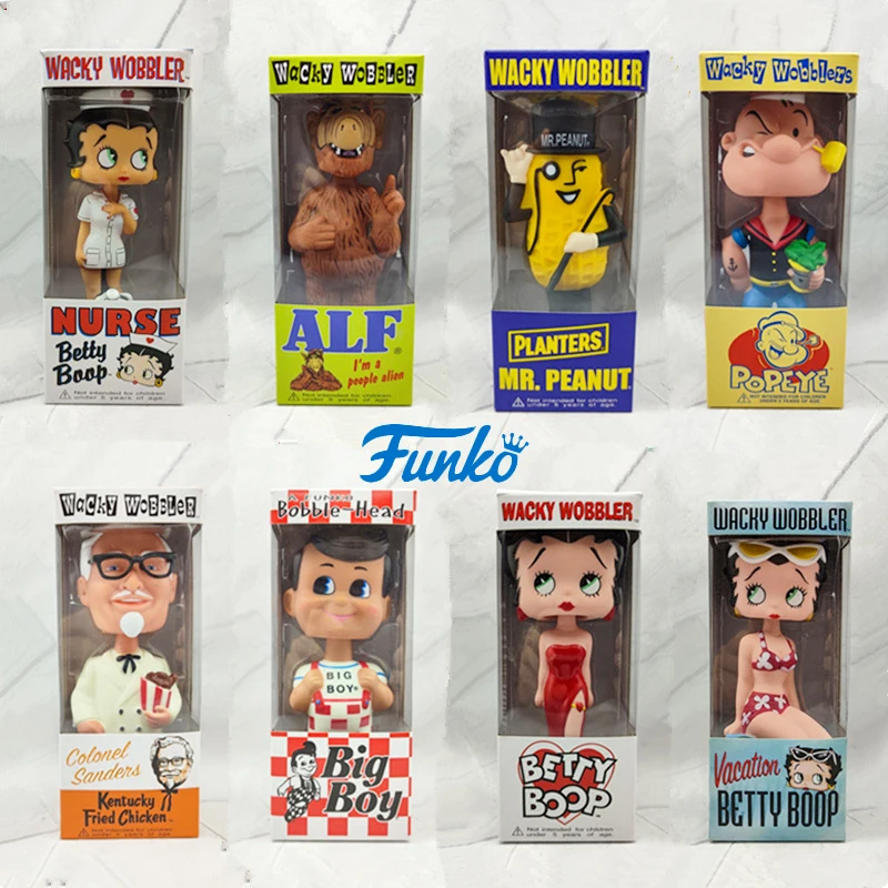 18 cm anime Popeye The Sailor Shake Head Man postava sexy betty figurín bobblehead pán Peanut veľký chlapec PVC Dolls Deti darček