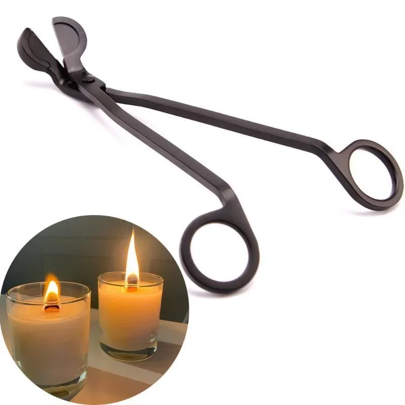 18 cm Sviečkový knôt Zrezanec z nehrdzavejúcej ocele Sviečky Scissors TREST Wick Cutter Round HEAD SNDY SEYNÁ SRYBY Ručne vyrobené náradie