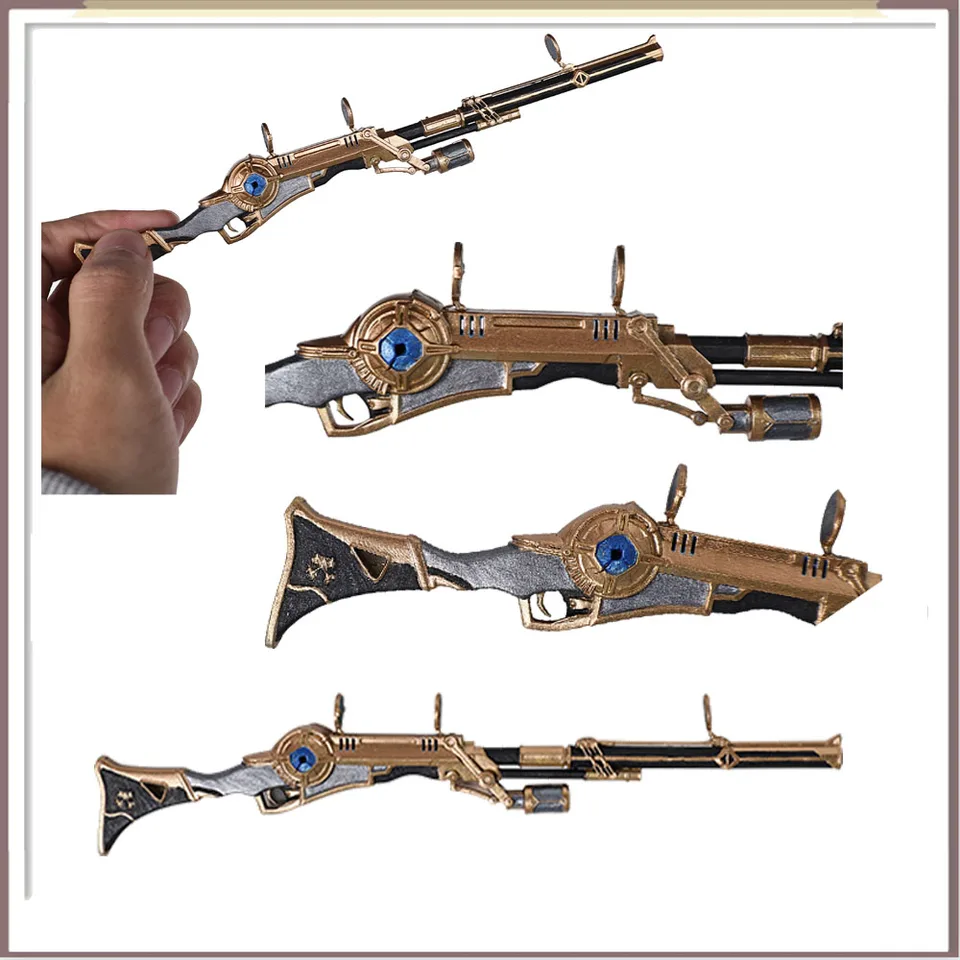 18 cm Ženy Ženy Arcane Caitlyn Cosplay kostýmové doplnky Halloween Carnival Gun Prop ornament hra lol