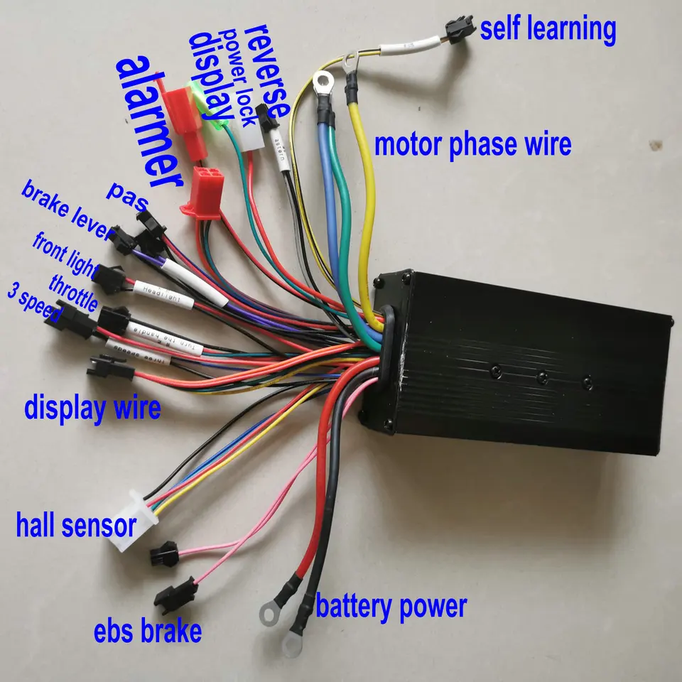 18 MOSFET (tranzistor) Sinewave Square Wave Controller 48v60V72V84V35A45A55A40A50A60A 1000W-2000W Elektrický kolobežník DIY diel