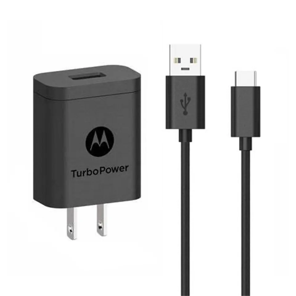 18 W Turbo Charger Rýchle nabíjanie USA Power Adapter USB Typ C Kábel pre Motorola Moto E32 G54 G53 G54 G24 G50 G30 G22 RARA G6 G7
