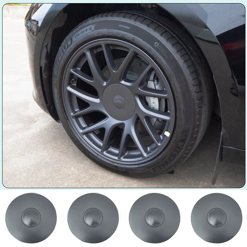 18 ″ stredové uzávery fotónového kolesa pre Tesla Model 3 2024 Highland Wheel Center Cover Cover Hub Cover