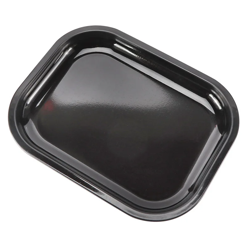 180 mm*140 mm tabak kovový kovový podnos kovov kovový tabak valcujúci podnos na fajčenie bylinkového mlynčeku