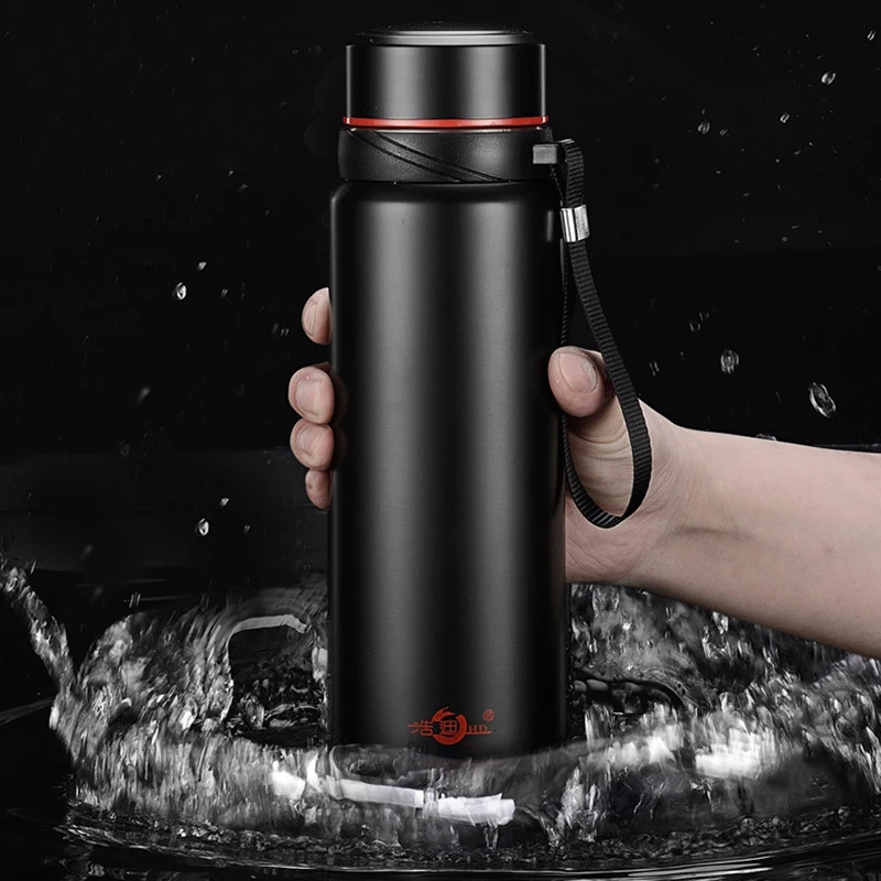 1800 ml veľkej kapacity termos fľaša z nehrdzavejúcej ocele Inteligentná teplota Displej tepelnej fľaše na fľašu Thermos Cup vákuum banka