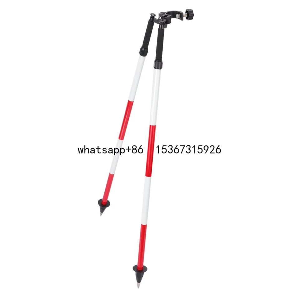 1800 mm hliníkový materiál THUMM Uvoľnenie s pevnou nohou BIPOD a odnímateľnou špičkou pre pól, personál invara, vyrovnávací personál
