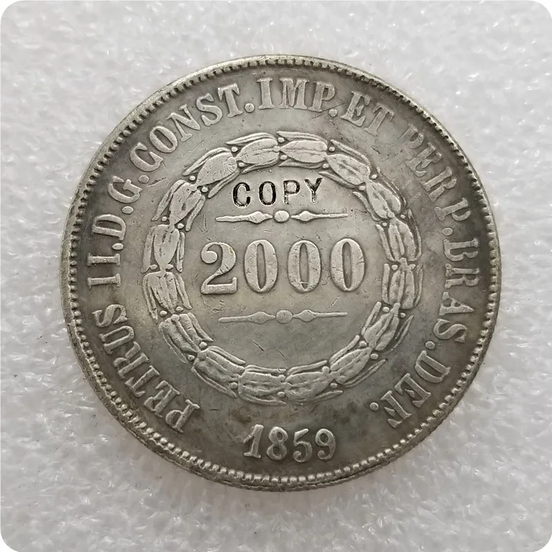 1859,1866,1867 Brazília 2000 REIS Copy Pamätné mince-Mince Mince Zberateľné mince