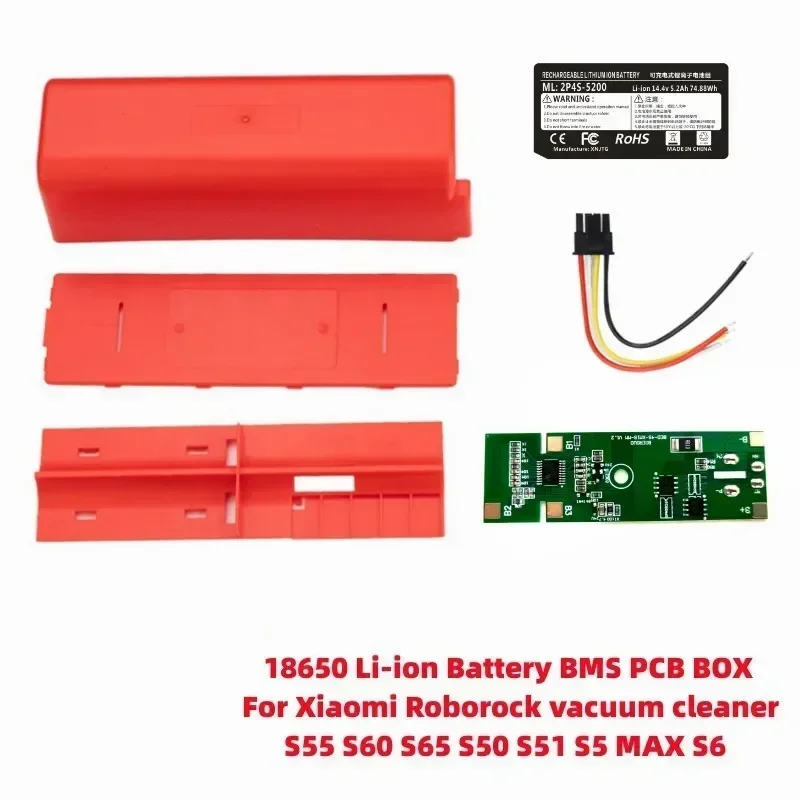 18650 Li-ion batéria BMS PCB PCB pre puzdro pre Xiaomi Roborock Vysováč S55 S60 S65 S50 S51 S5 Max S6 Hniezdenie Lítium Lítium