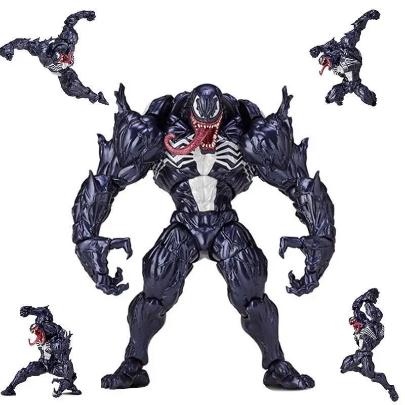 18cm Model montáže Venom ručne vyrobený socha filmový darebák okolo úradu Animácie Animácie Zberateľné ozdoby Comiks Hobby darček