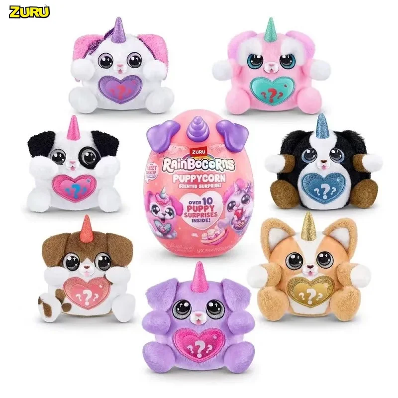 18cm Zuru Dog Planet Štvrtá generácia RAINBOCORNS UNICORN Prekvapenie kúzelníkovi slepá krabica roztomilé plyšové bábiky Detské hračky