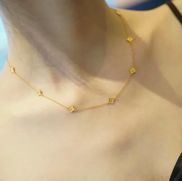 18k zlaté náhrdelníky pre ženy
