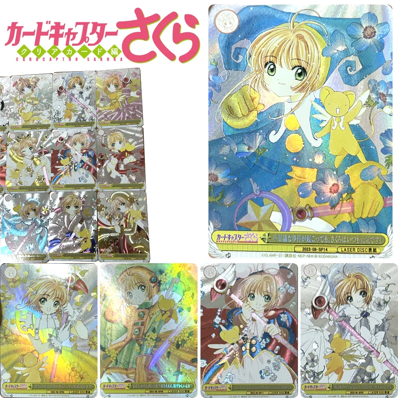 18ks/set karta únosca Sakura Kinomoto Sakura DIY Homemade Flash Card vianočné narodeniny