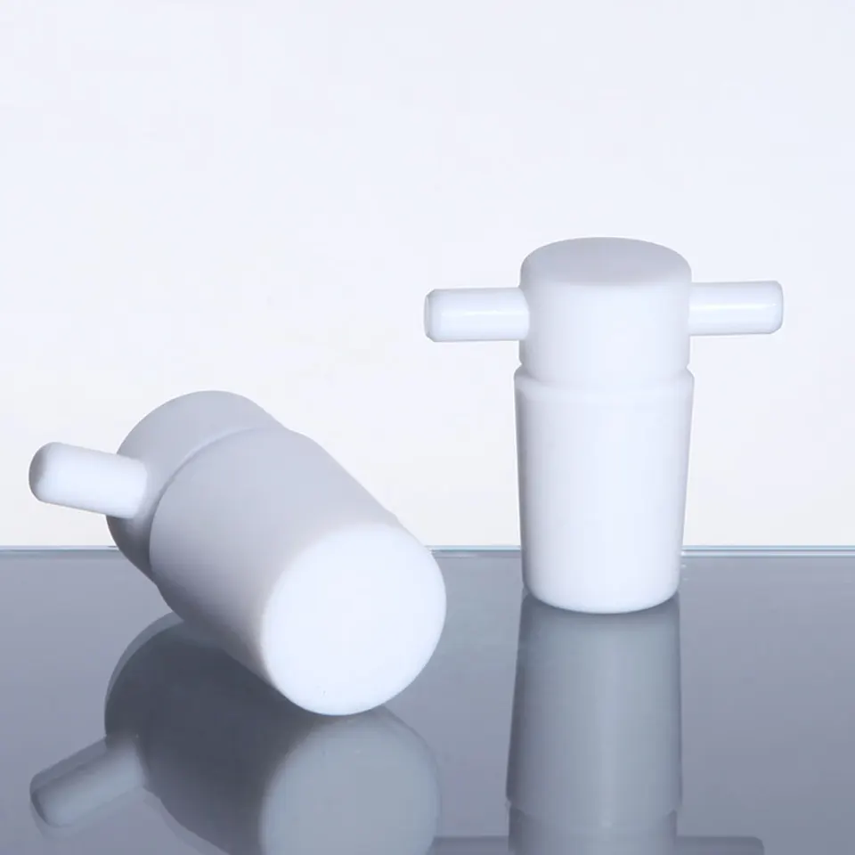 19/26 24/29 39/32 tesniaci zástrčka PTFE SAIS SAIL STOPPER s rukoväťou pre chemické laboratórium