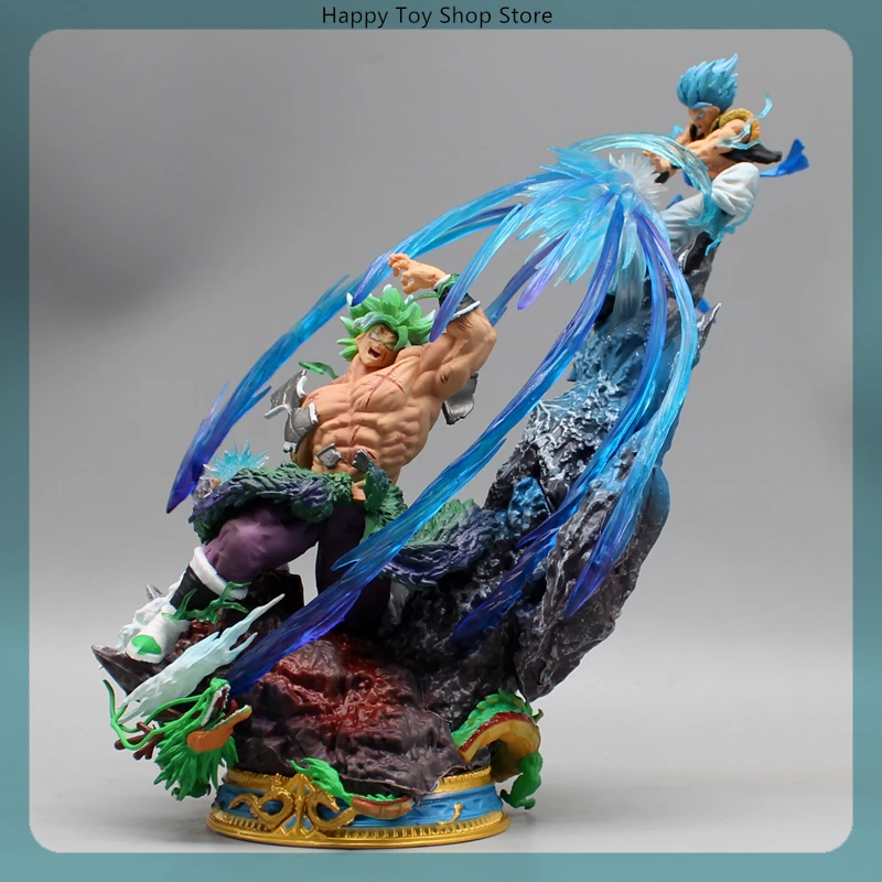19.5 cm Dragon Ball Broli vs Getata anime filmová figúrka modelka modelu GK Collection Collection Desktop Dekorácie Ozdobné hračky darček