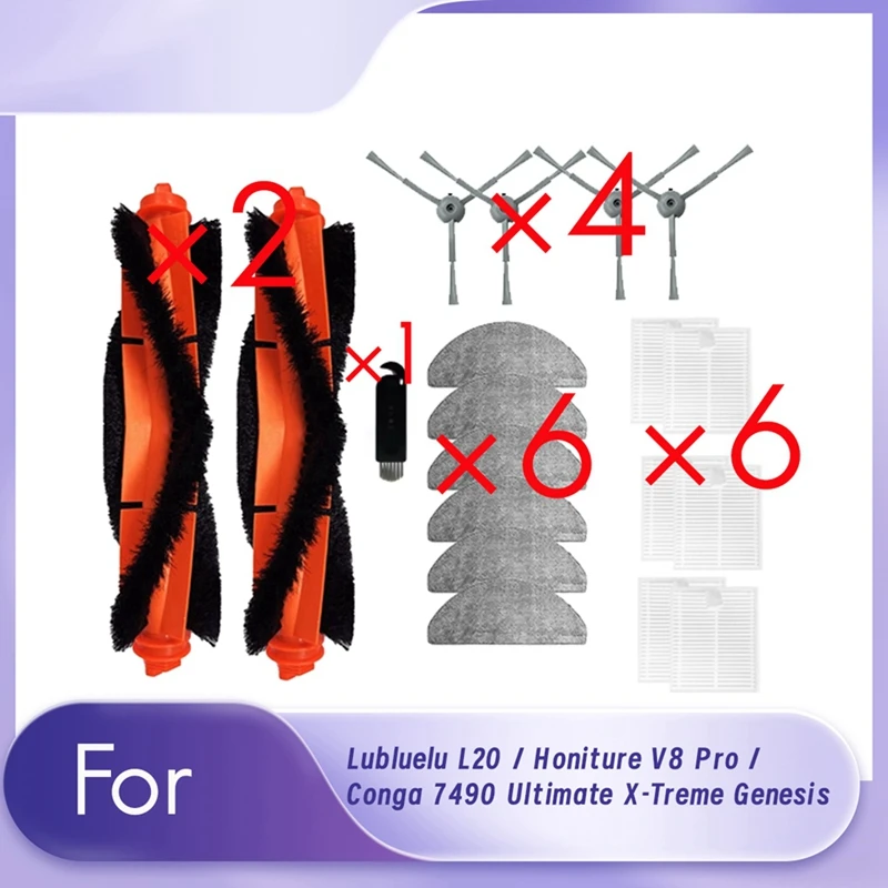 19 ks pre Lubluelu L20 / Honart V8 Pro / Conga 7490 Ultimate X-Treme Genesis Sweeping Robot Cleaner Explay