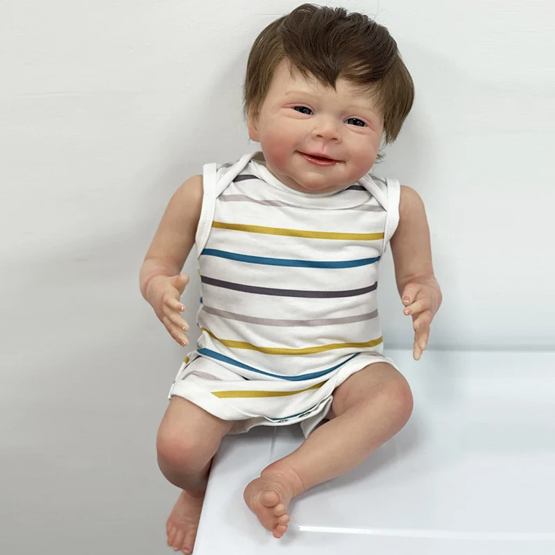 19 palcov 48 cm realistické kremíky Reborn Dolls