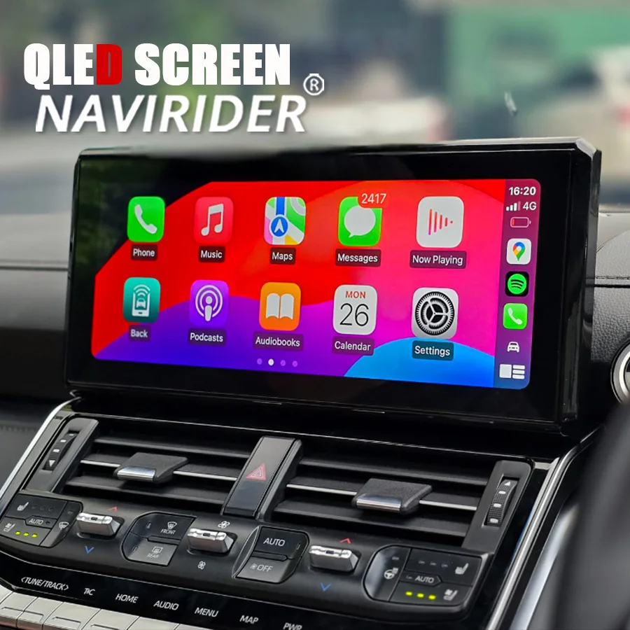 1920*720 QLED obrazovky pre Toyota Land Cruiser LC300 2021 2024 Multimedia video prehrávač Carplay Car Radio Android Autoradio 256 GB