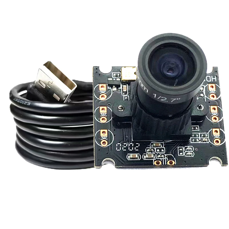 1920x1080 2MP HD 1080p GC2053 USB Camera Moduly FF 90 ° 30fps MJPEG, YUV2 pre rozpoznávanie tváre