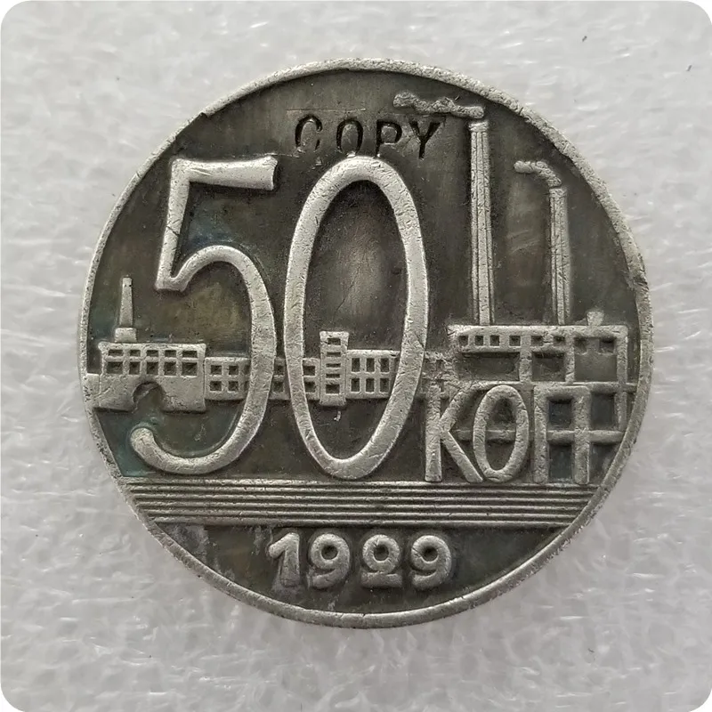1929 Rusko 50 Kopeks Coin Copy Pamätné mince-mince Mince Mince Zberateľné