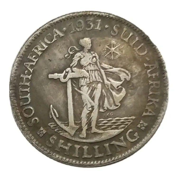 1931 Juhoafrické starožitné mince Zberateľské mince Home Dekorácie Magic Coin Domáce izba dekor vianočné darčeky