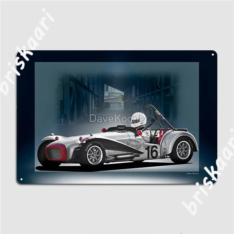 1964 Lotus Seven Roadster Metal Sign Plates Design Cave Pub Wall Pub Tin Sign Plagáty