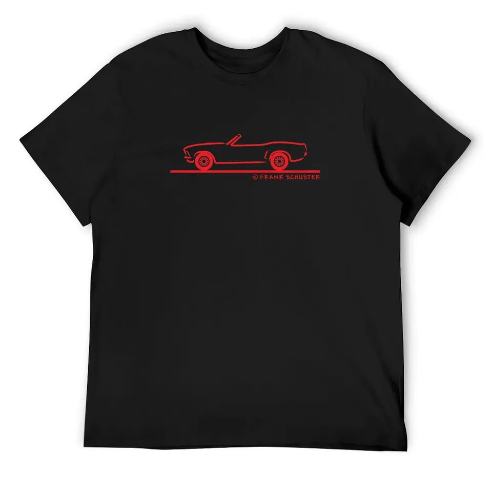 1969 Mustang Convertible T-Shirt Sports Fanúšikov